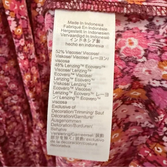 NWT J Crew puff sleeve tiered floral midi dress - Picture 9 of 10